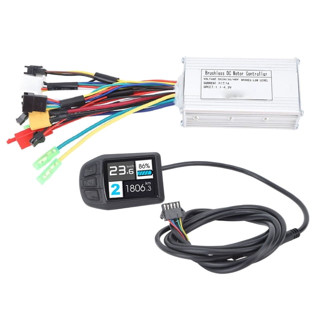 Kit de modificación de batería de litio 17a350w controlador de motor de modo 3, pantalla ukc3 impermeable con scooter de Bicicleta eléctrica