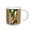 White, variant on 3drose, Whippet, 15oz Two-tone Yellow Mug
