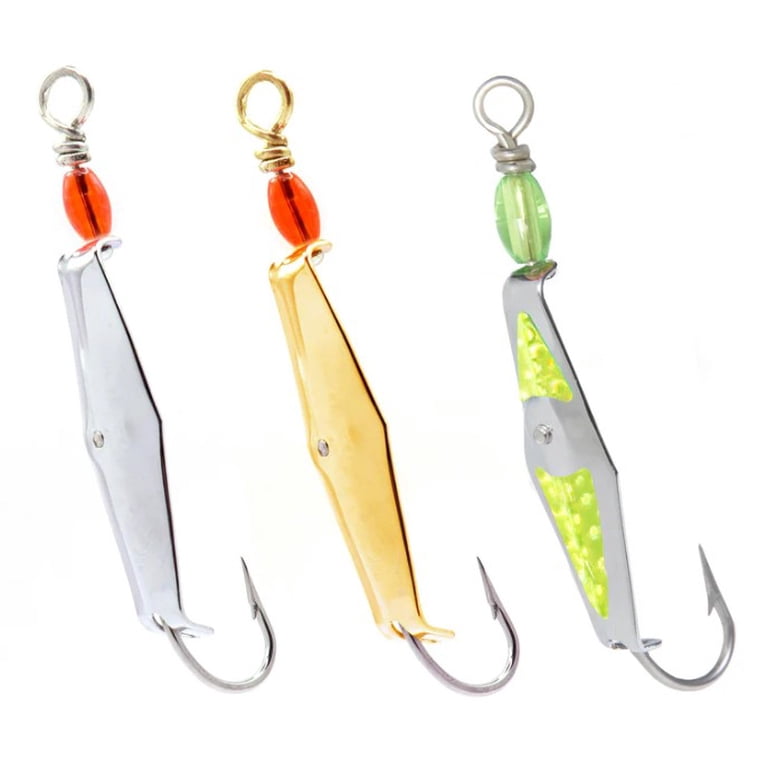 clark spoon fishing lure Clarkspoon Pogie Jig 2/0 Hook Clarkspoon Saltwater Spoon 3'' #00