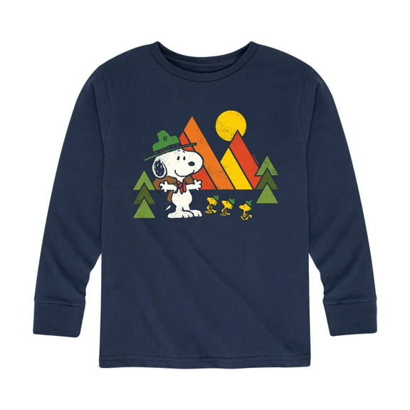 Peanuts - Retro Trailblazers - Toddler And Youth Long Sleeve Graphic T-Shirt
