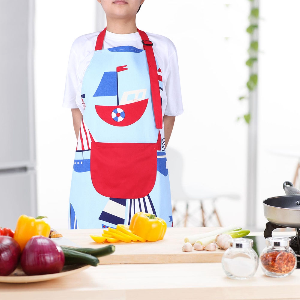 Ccdes Adjustable Neck Strap Apron Kitchen Apron Cotton Apron Cooking