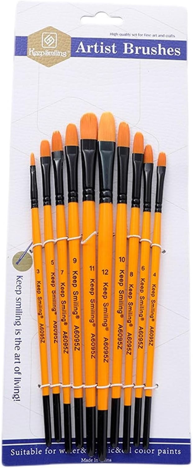 Brosse En Laine De Nylon Pour Aquarelle, Peinture à L'huile Acrylique