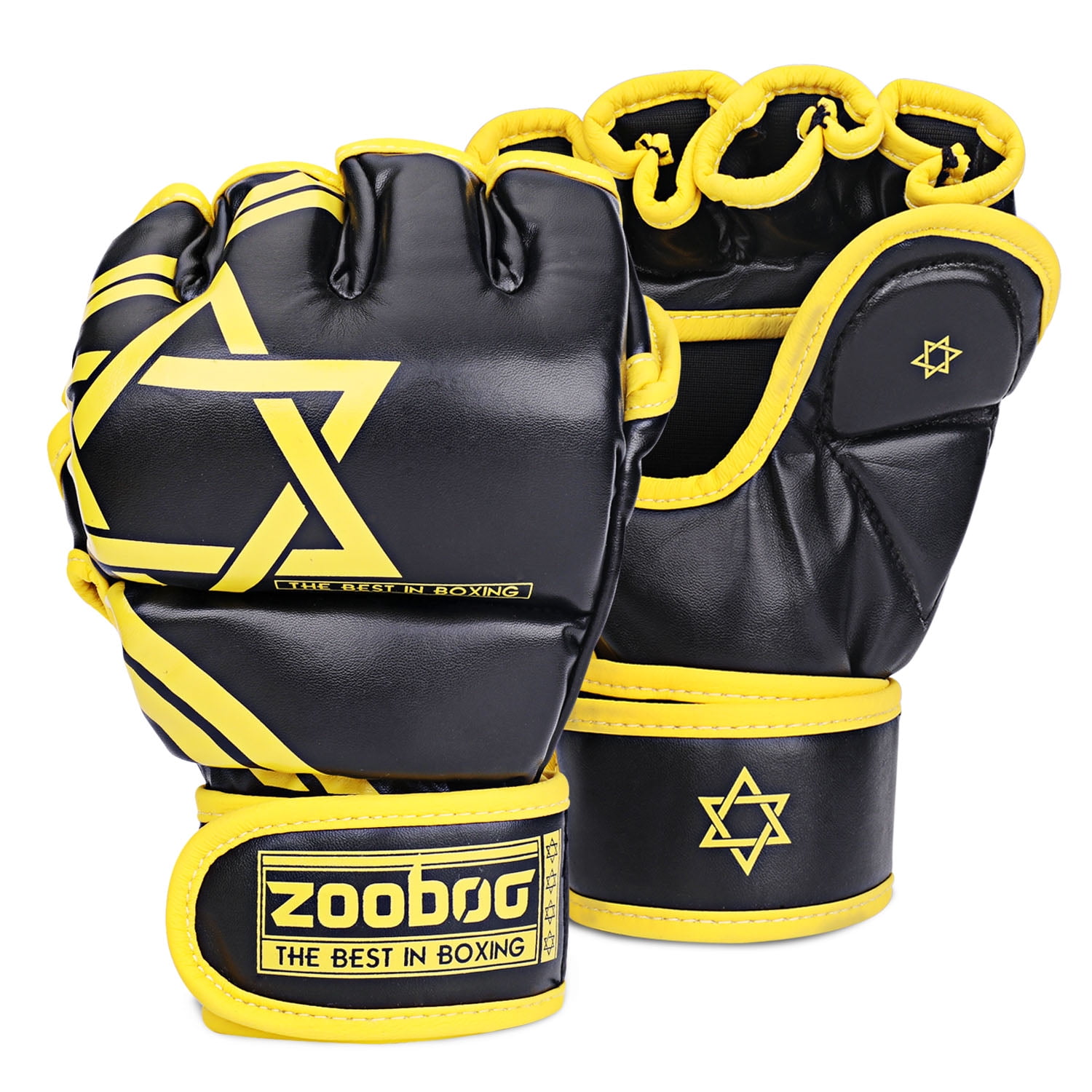 MMA Grappling Gloves Muay Thai Training Punching Bag Mitts Kickboxing Fighting Protective Hand Gear Accessories Supplies... by