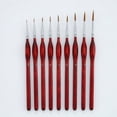 thumbnail image 5 of 10 gancho pluma dibujo dibujo dibujo borde traje triángulo varilla nailon pintura pluma detalle arte pintura al óleo dibujo pincel, 5 of 5