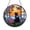 Acrylic 3.5 Inch, variant on Peaceful Sunset Black Cat Stained Glass Style Window Suncatcher, Calm Home Accent Gift