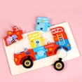 thumbnail image 4 of Linnome Wooden Number Puzzle Educational Math Plaything Logical Thinking Board for Developing Motor Skills, 4 of 6
