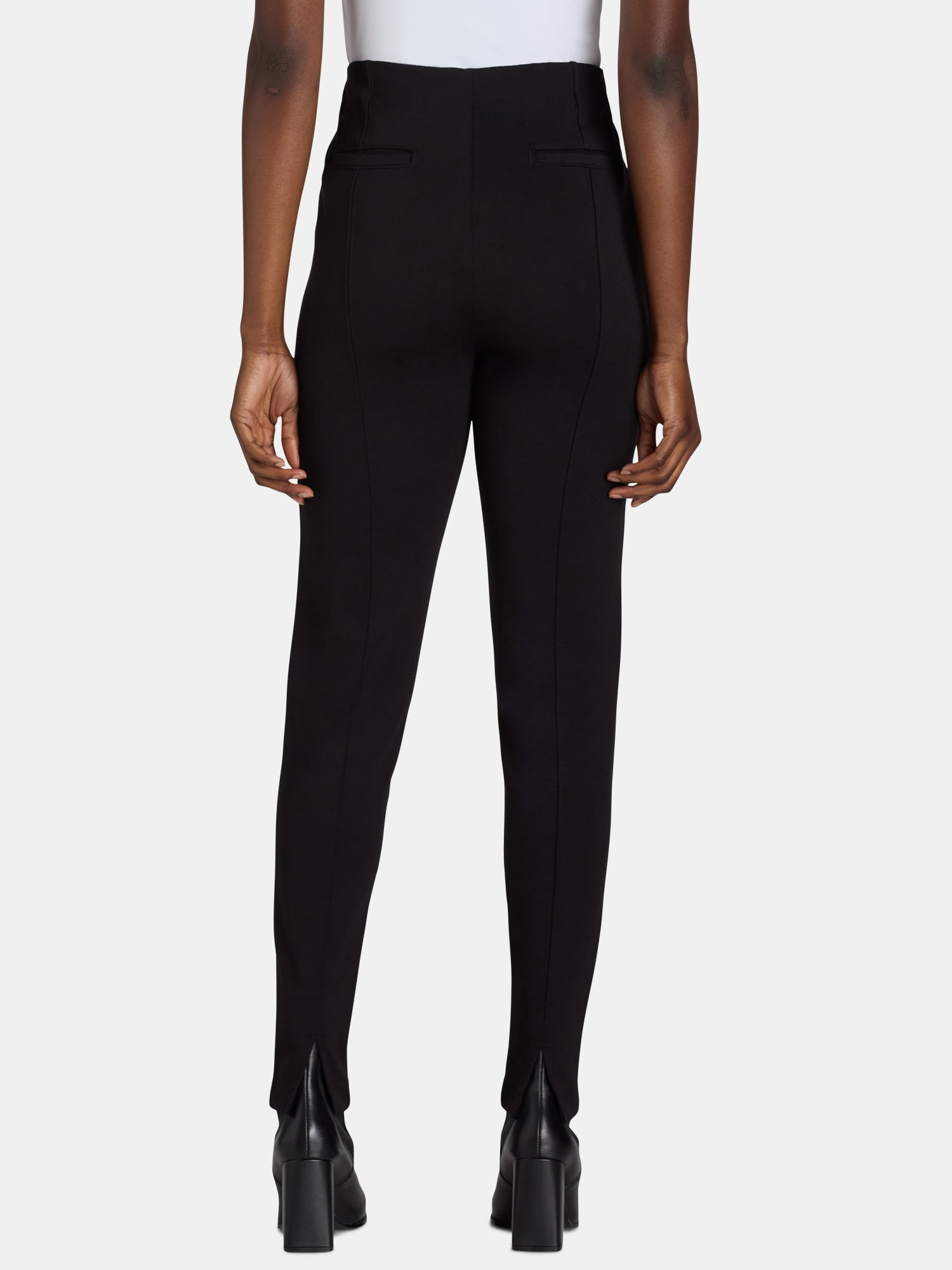Time and Tru Women's Skinny Ponte Knit Pants, 29" Inseam, Sizes XS-XXXL