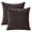 Coffee Brown, variant on Alchemic Living Set of 2 Camel Beige Luxurious Soft Velvet Pillow Covers 14x14 Inch (35x35 CM) - Solid Decorative Concealed Zipperr Throw Cushion Covers for Sofa, Couch, Living Room