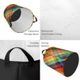 thumbnail image 4 of Daiia abstract Watercolors Tartan Laundry Hamper With Handles Large Storage Basket/Toy Organizer/Dirty Clothes Collapsible Waterproof For College Dorms, Bedroom,Bathroom, 4 of 8