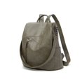 thumbnail image 2 of Mochila de verano para mujer, versátil, de piel suave, de gran capacidad, informal, para viajes, mochila multiusos, 2 of 5