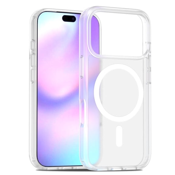 Magnetic Compatible with iPhone 17 Pro Case, [Compatible with Magsafe] [Translucent Matte] Shockproof Protective Phone Cover 6.3 Inch