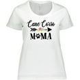 thumbnail image 3 of Inktastic Cane Corso Mama with Flowers and Arrow Women's Plus Size T-Shirt, 3 of 5