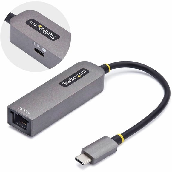 StarTech 2.5GbE USB-C to Ethernet Adapter