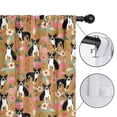 thumbnail image 4 of Blackout Kids Curtains,Boston Terrier and Flower Childrens Insulated Curtains Set Of 2,Bedroom Essentials,Toddler Room Decor 42"x54"(106x137cm), 4 of 4