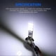 thumbnail image 5 of 2PC 55W LED Headlight Bulbs Kit Fog Driving Light H1 6000K Aluminum Waterproof 1800LM 12V-24V Daytime Running Light For Car Part, 5 of 5