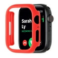 thumbnail image 2 of 44mm PU Solid Color iWatch Screen Frame - Red, 2 of 3