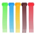 thumbnail image 1 of 20 bridas de silicona para cables, bridas con cierre, clips para sellar bolsas, bridas para pan, bridas de goma para el hogar y la oficina., 1 of 8