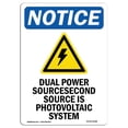 thumbnail image 1 of SignMission OS-NS-A-1218-V-11588 12 x 18 Po Panneau d'Affichage OSHA - Double Source d'Alimentation, 1 of 1