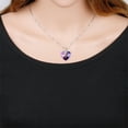 thumbnail image 4 of Collar de princesa de Frozen de Disney para niños, figuras de Anime, princesa Elsa, Anna, colgante de amor, accesorios de joyería, regalo de cumpleaños para niños, 4 of 5