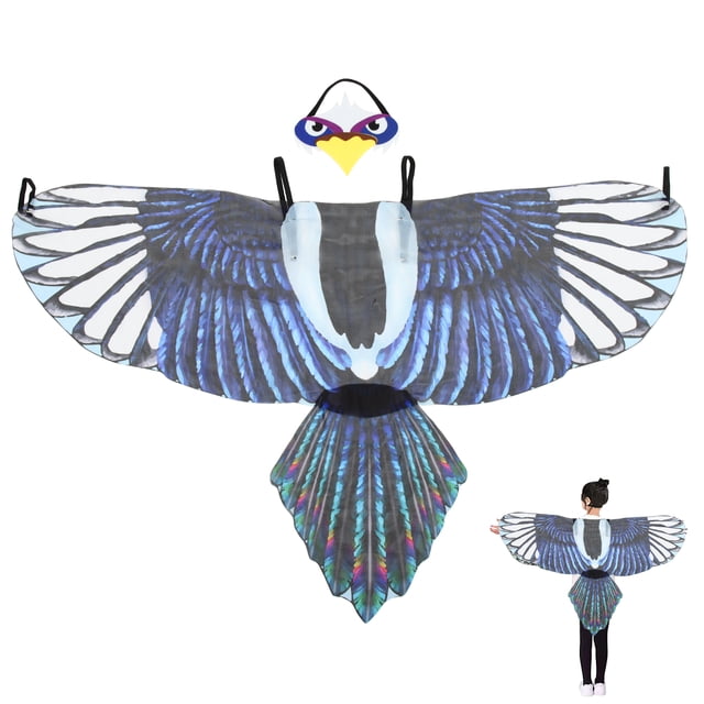 1 juego de niños Costume Eagle Wing Halloween Niños para niñas Dress-up Wing Halloween Party Favor