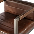 thumbnail image 3 of Butler Specialty Company Dennis 31 in. Seat Height Leather Accent Stool in Brown, 3 of 7