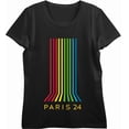 thumbnail image 4 of Vintage Rainbow Women's Crew Neck Short Sleeve Crop Tee, 4 of 6