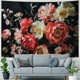 thumbnail image 4 of GOSMITH Brightly Colored Peonies Premium Tapestry Wall Hanging - Aesthetic And Artistic Bedroom Decor For Home Decoration,Decorative Tapestry Painting, 4 of 6