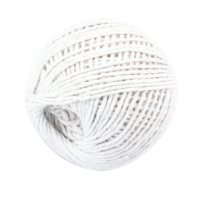 Thread Cotton Sewing Rope Twist Color Sewing Cord DIY Handicraft Woven String Knitting Supplies, White