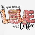 thumbnail image 3 of CafePress - All You Need Is Love And Coffee Sweatshirt - Crew Neck Sweatshirt, 3 of 4