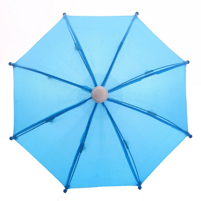 Vaguelly 5PCS Mini Rainy Umbrellas Tiny Umbrellas Miniature Colorful Sunny Rainy