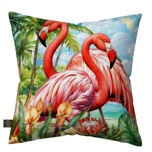 Briarwood Lane Flamingo Pair Indoor/Outdoor Pillow
