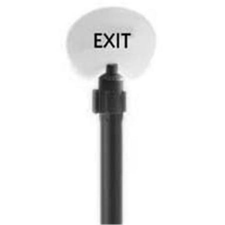 Aarco Products FOS-2 Frameless Oval Sign - Exit
