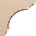 thumbnail image 3 of 12"W x 24"D x 24"H Classic Hughes Rough Cedar Woodgrain TimberThane Corbel, Primed Tan, 3 of 6
