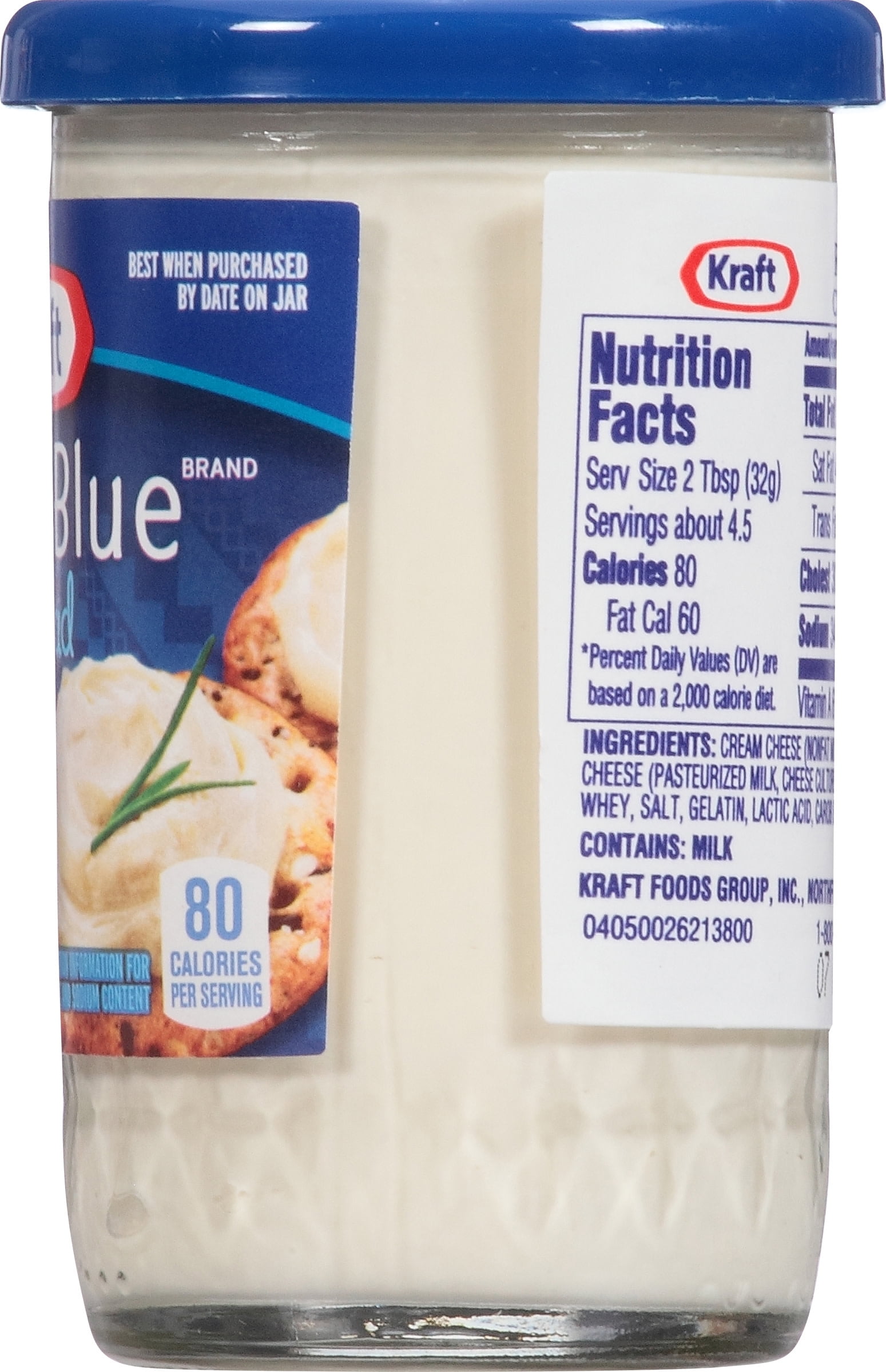 Kraft Roka Blue Cheese Spread with Philadelphia Cream Cheese, 5 oz Jar