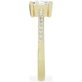 thumbnail image 6 of Unique Moments 1 ct Lab Grown Princess Cut Diamond Engagement Solitaire Ring 10K Yellow Gold, 6 of 6