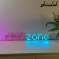 thumbnail image 3 of Shinelab Chill Zone Neon Sign, Custom LED Quote Wall Light for Home, Bedroom, Bar, Pub Decor 15011, 3 of 4