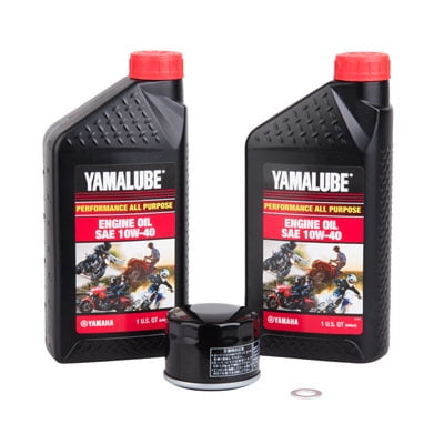 Oil Change Kit With Yamalube All Purpose 10W-40 for Yamaha Kodiak 700 EPS 4X4 2016-2017