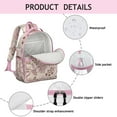 thumbnail image 3 of Patterned Chic Paisley Backpack Spine-Protecting Design for School & Travel, 3 of 5