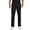 Black, variant on Scrub Pant for Men Natural Rise Drawstring Bottoms with 6 Pockets and Back Elastic Waistband - DK015, S, Pewter