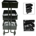 thumbnail image 3 of Solution de Rangement Polyvalente, Chariot Utilitaire à Étages en Treillis pour une Utilisation Optimale de l'Espace, avec une Construction Métallique Solide et Robuste pour la Maison et le Bureau, 13.5x7.4x9.8Cm/5.31x2.91x3.86 Pouces, 3 of 5