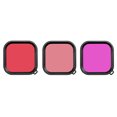 thumbnail image 3 of Filters 3pcs Underwater Filter Lenses Kit Compatible with   8 Black Camera Waterproof Housing Case, 3 of 7