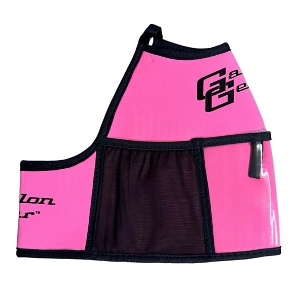 Gallon Gear Housse d'Hydratation Entraînement Physique Demi-Gallon / Porte-Bouteille d'Eau de GYM PORTABLE et Isotherme en Néoprène / Étui avec Poches de Rangement (Rose Vif)