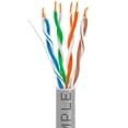 thumbnail image 2 of Cmple - Cat-5E Bulk Cable 350MHz UTP 24AWG Bare Copper CMR Rated 1000FT Gray, 2 of 2