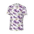 thumbnail image 5 of Rocae Orchids Flowers for Men's Mesh Quick-Dry Short Sleeve Workout T-Shirt,Mens Crew Neck Tee Lightweight Soft Classic T Shirts X-Small, 5 of 9