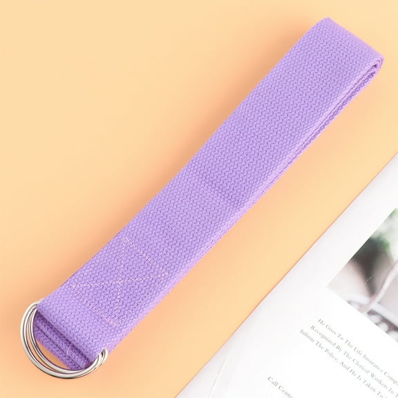 LULULION Workout Resistance Strap Exercise Band Portable Design Violet 2Pcs