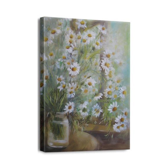 Revive Your Décor with Art Floral Bathroom Wall Décor – Ideal for Bedroom, Kitchen, or Any Room, Size 12x16.