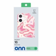 onn Retro Butterfly Phone Case for iPhone 16