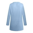 thumbnail image 6 of "Trendy 2022!" Olyvenn Long Sleeve Cardigan Autumn Coat Blouse Womens Tops Plus Size Loose Casual Fashion Women Solid Sky Blue XL, 6 of 7