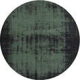 thumbnail image 1 of Ahgly Company Indoor Round Traditional Charcoal Black Persian Area Rugs, 4' Round, 1 of 6
