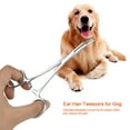 thumbnail image 1 of Pinzas para el pelo de las orejas para Gog, Pinzas para el pelo de las orejas con punta curvada de acero inoxidable para perros y mascotas Fiel a su promesa, 1 of 9